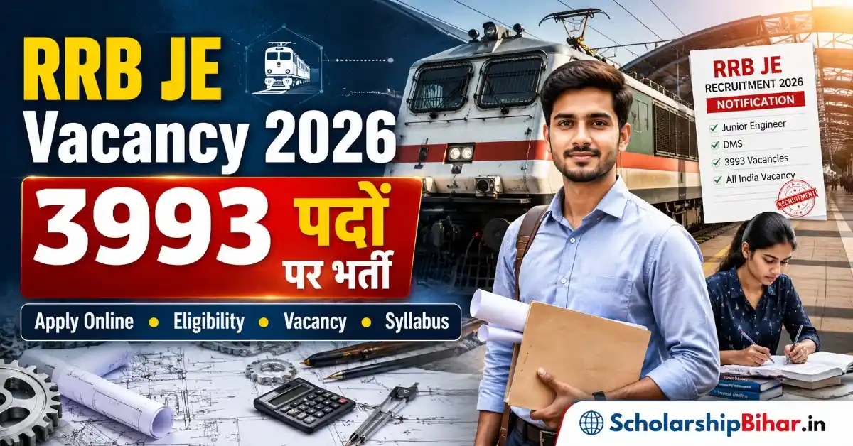 RRB JE Vacancy 2026: 3993 पदों पर भर्ती, आवेदन शुरू, योग्यता, फीस, Zone Wise Vacancy और पूरी जानकारी